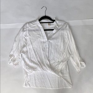 Elan • White Quarter Sleeve Shirt